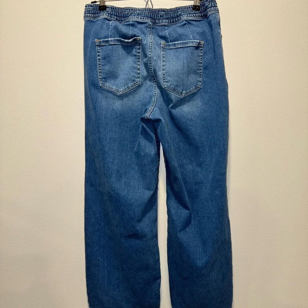 Lane Bryant Women's Blue Wide Leg Jeans - Picture 6 of 9